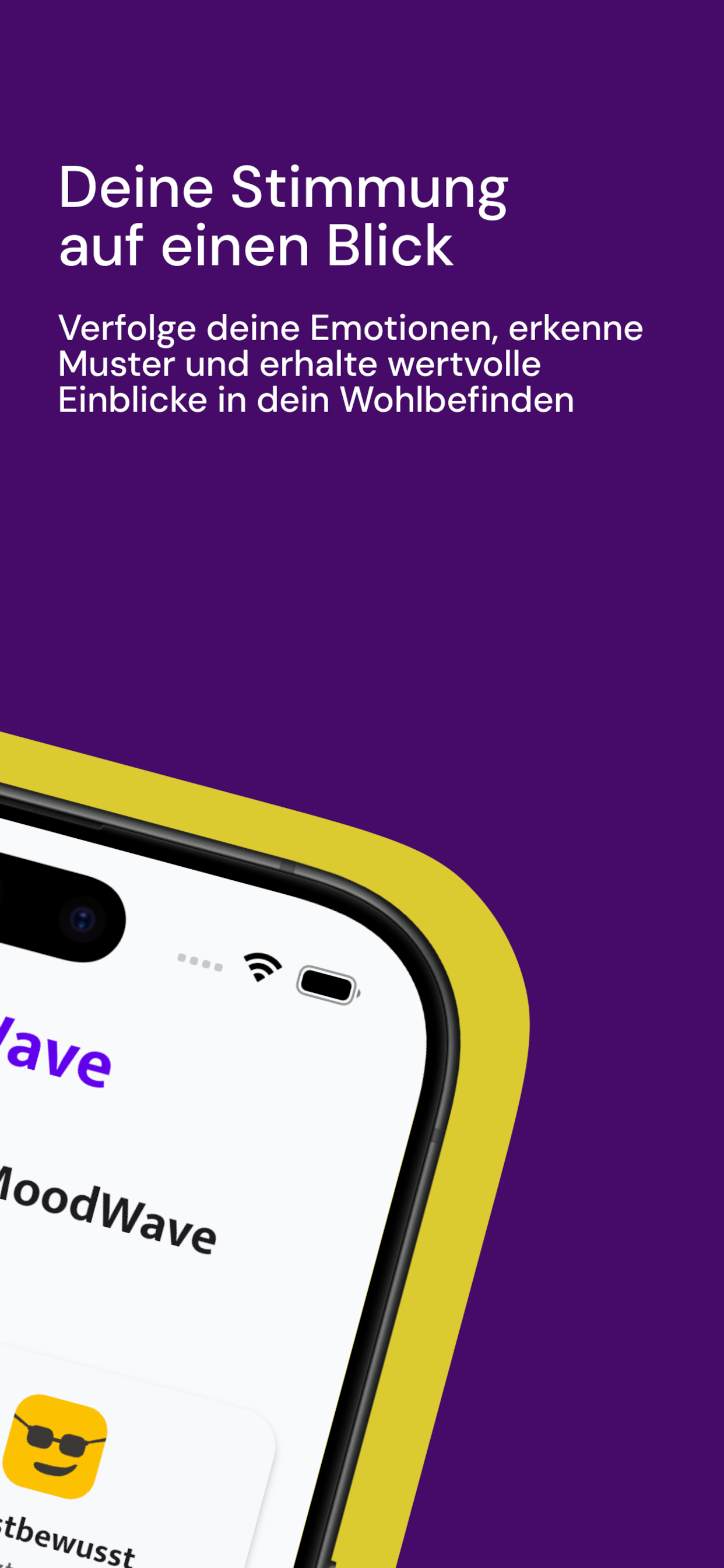 MoodWave App - Dashboard